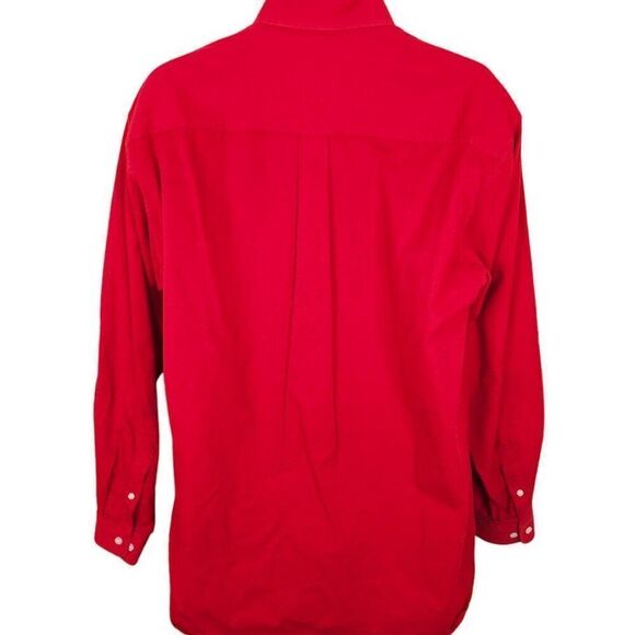 Vintage Cinch Western Shirt Mens Size Large Red Y2K OVERSIZED Relaxed Fit - Picture 4 of 6